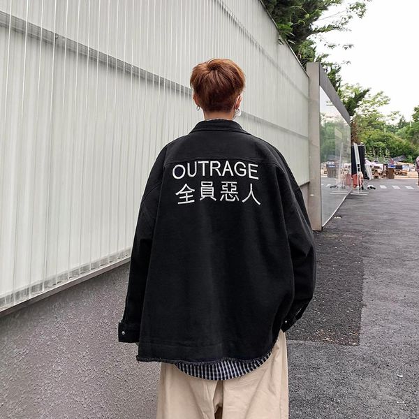 

2021 Spring Autumn Men's Jacket Size Fashion Clothes Quality P075, Black;brown