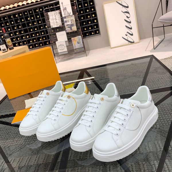 

snake chaussures leather sneakers embroidery stripes shoe walking sports dw201226