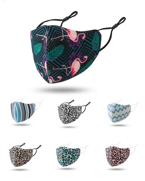 

dustproof 3d leopard face washable respirator riding cycling men and women outdoor sports print mouth masks wholesale