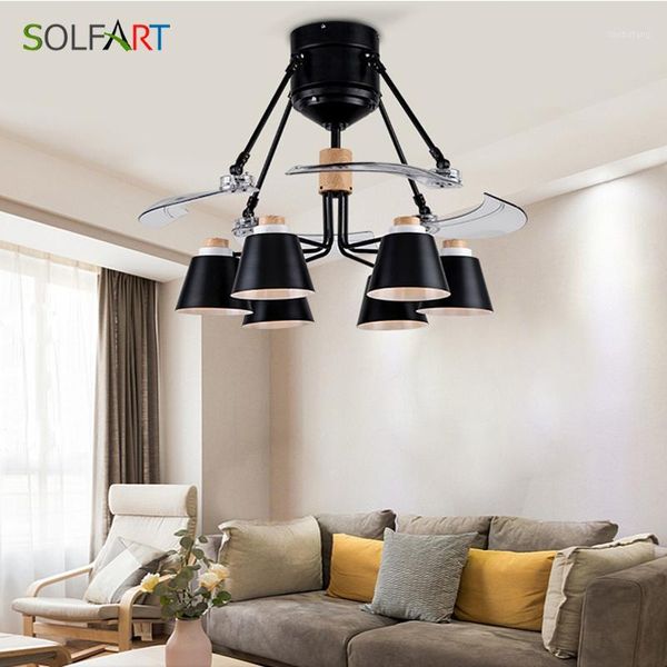 

modern folding fan lights fashion invisible mute ceiling fan lamp 48 inch blades ceiling light1