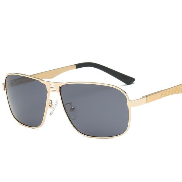 

sunglasses polarized men's star hipster retro aluminum magnesium polarizer driving mirror, White;black