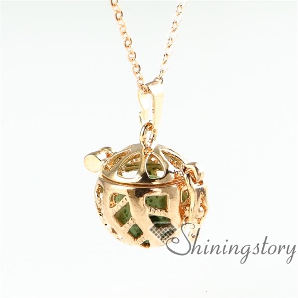 

openwork diffuser wholesale aromatherapy necklace