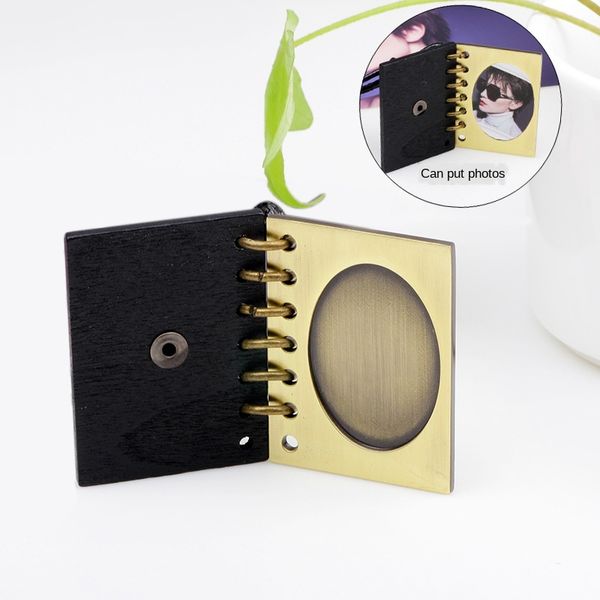 

nimei new creative diy necklace bronze p book pendant necklace, Silver