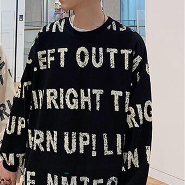 

2021 new autumn the new listing hoodies wild card around neck tide loose couple student bottom r6ux, Black