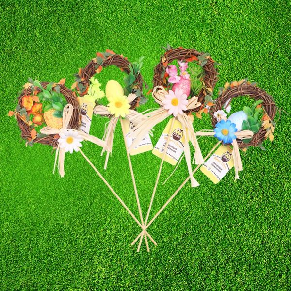 

egg wreath decoration flower table gift easter door ornament parade festive supplies