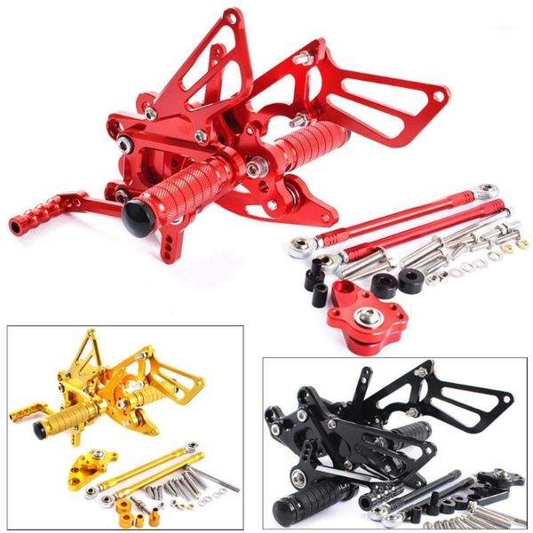 

pedals for cbr 600 cbr600 rr cbr600rr 2007 2008 cnc aluminum motorcycle adjustable rearset rear set foot pegs footrest1