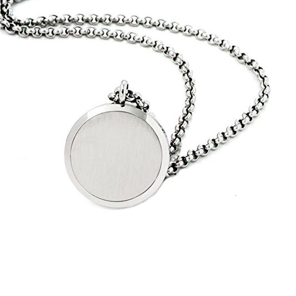 

zz67oil locket premium diffuser necklace aromatherapy pendant, essential 316l stainless steel jewelry with 24\x9be