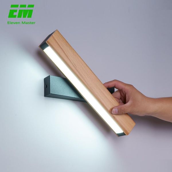 

wall lamp simple wooden led light modern adjustable lighting bedroom dining room living porch corridor decoration zbd0027