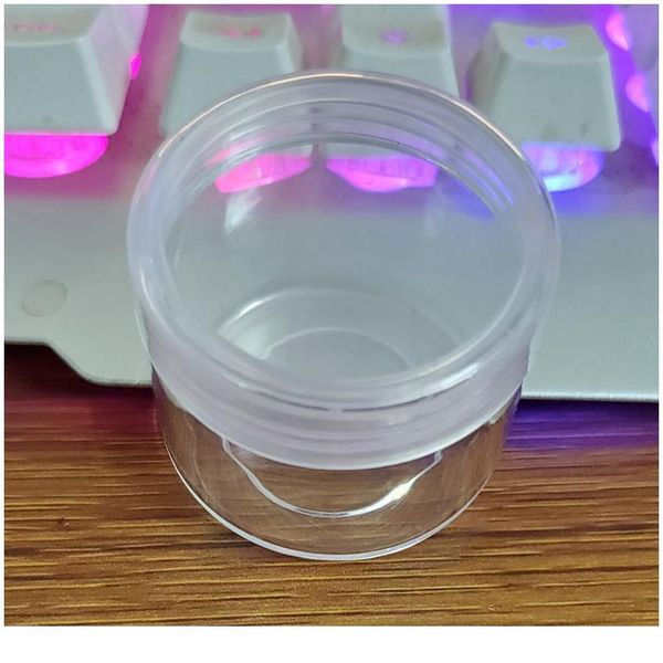 

10pcs 2g / 3g / 5g / 10g 15g 20g empty plastic transparent cosmetic jar cosmetic container lotion bott bbyqiu