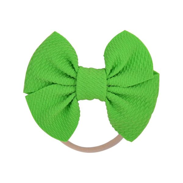 

20pcs/lot solid headbands elastic rope turban hairband bows for cute baby girls stretch princess new headwear hair accessories q wmtxel