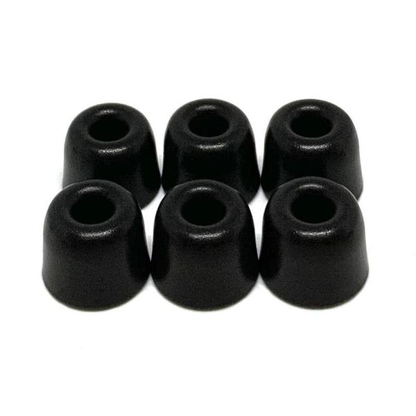 

6 pcs/3pairs anjirui t200 memory foam ear tips (s m l) 4.5mm caliber ear pads/cap t200 memory foam eartips for in-ear jllube