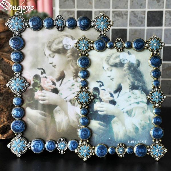 

frames nordic style blue sea po frame metal picture rectangle set vintage shell creative design bed decoration march 8th gift