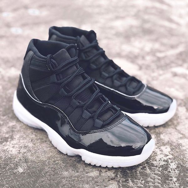 

25th anniversary jumpman 11 mens outdoor shoes black white metallic silver eyelets ct8012-011 men women trainers sports sneakers
