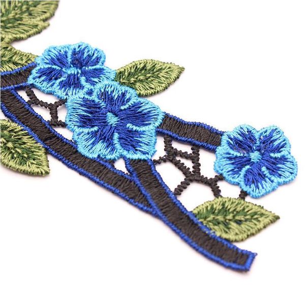 

7 colors optional embroidered fabric rose flower venise lace applique sewing lace collar neckline collar applique a bbydhk