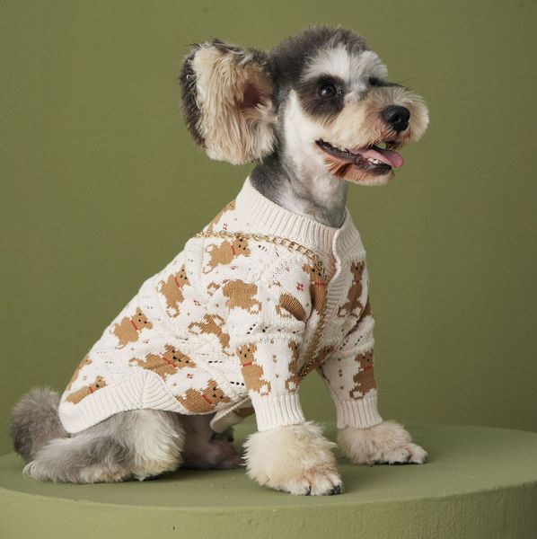 

2021 new pet fashion sweater pet dog cat sweater pet designer coat drop shipping