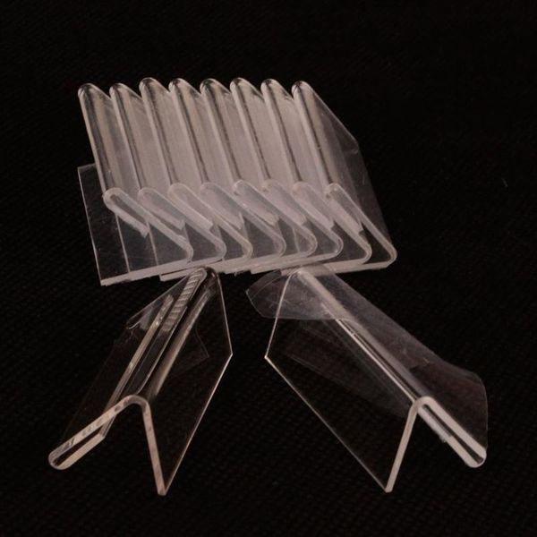 

25 шт. цена этикетки метки стенд 20x40 мм стойку магазина верхняя стойка мини-прозрачный пластиковый столик знака цена этикетки держатель ди