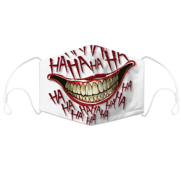

party reusable skull print men women cotton washable breathable dustproof anti smog pm2.5 protective masks  2 n495h