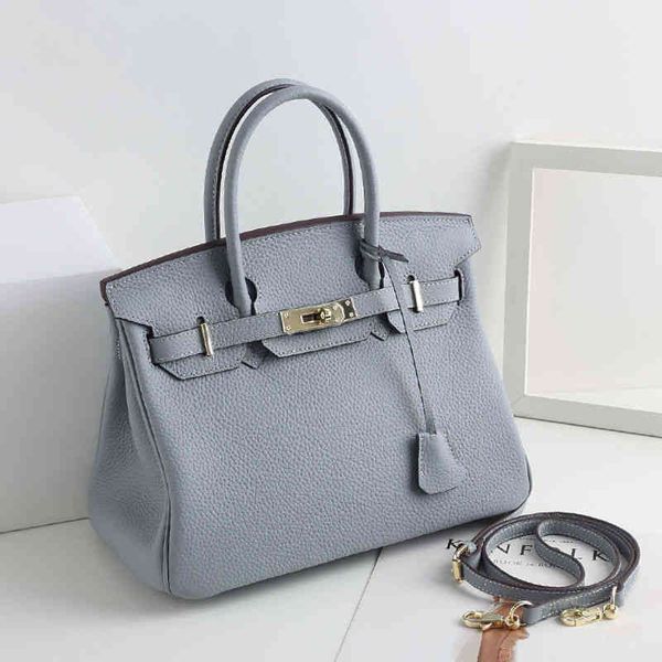 

birkins designer herme bags large capacity platinum bag leather women's bag head layer cow leather slanting bag fashion one shoulderteb