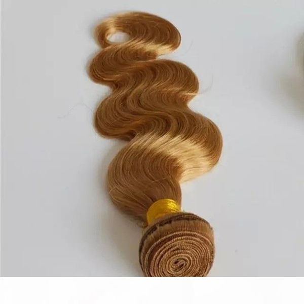 

strawberry blonde color malaysian body wave hair extensions 1 bundles human hair extention 10-30 inchs double weft remy hair weaving, Black