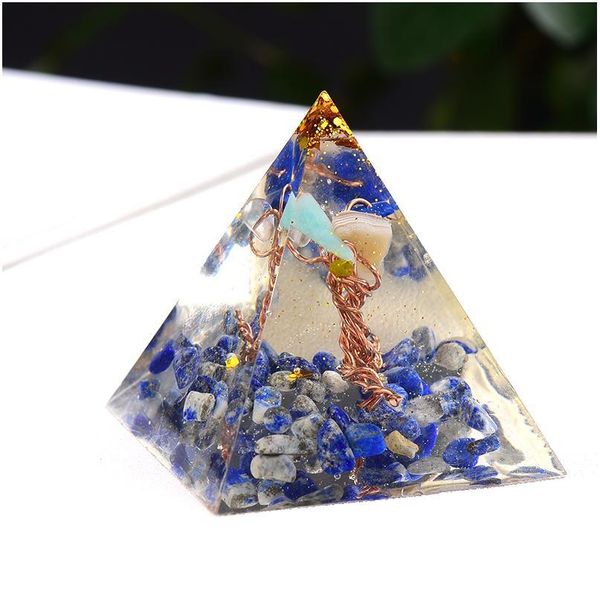 

pyramid orgonite sile mould diy resin decor craft jewelry making mold natural crystal gravel reiki pyramid chakra mu jllpnv, Black