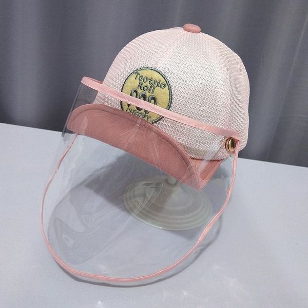

baby protective net anti-fly protective baseball foam cap summer infant sun hat children's baseball cap detachable mask