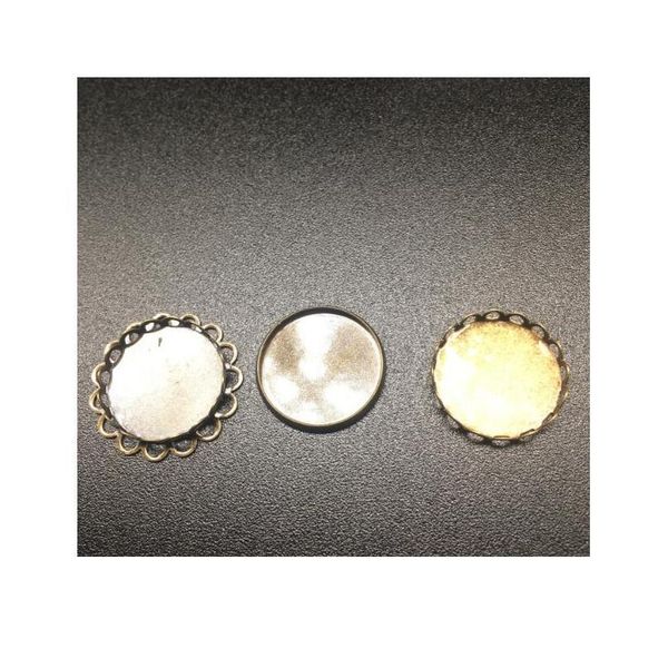 

100sets 50*18mm clear glass bubble globe bronze plated lace tray 8mm beads cap set diy glass vials pendant jewelry bbywca, Black