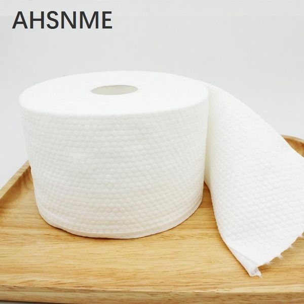 

ahsnme 10rolls 800 шт. 80 шт. для рулона одноразовое лицо полотенце хлопковое полотенце 260 г жемчужная текстура косметическая очищающая очи