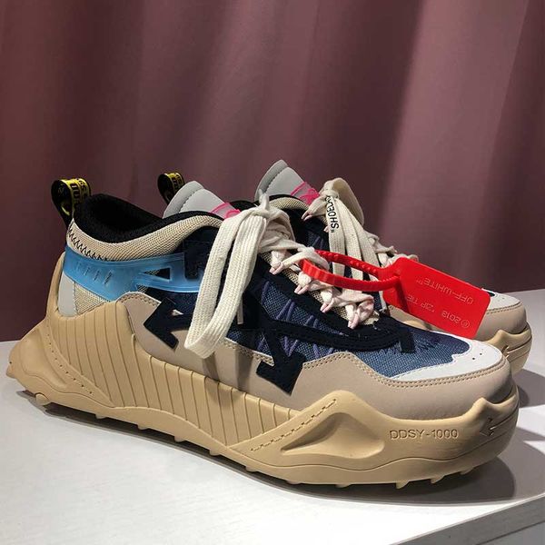 

2021ss womens fashion odsy-1000 arrow hiking shoes mens odsy1000 sneakers womens famous brand sneakers women increased non-slip sole 35-45, Black