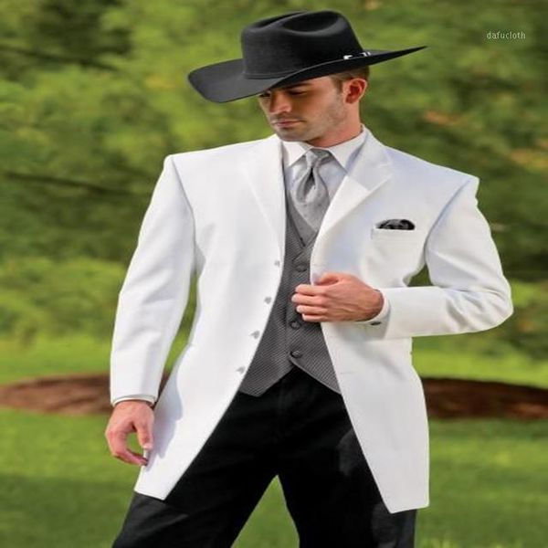

mens wedding suits 2020 custom made white prom party groom tuxedos 3 piece set slim fit business male suit (blazer+vest+pants)1, White;black