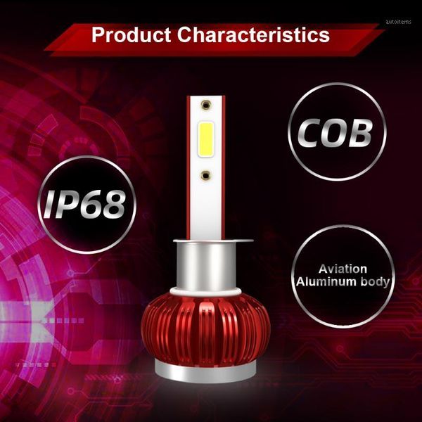 

2pcs 12v universal car headlight h7 led h4 led h11 6000k 3800lm 9006 h1 9005 bulb auto fog light lamp dropshipping1
