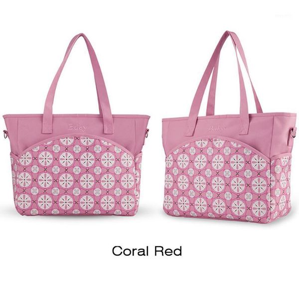 

multifunctional waterproof mummy shoulder bag diaper bag chic nappy changing tote nursing1