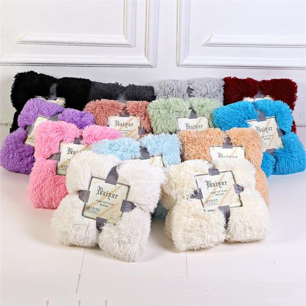 

blankets yanyangtian plush blanket fluffy warm soft bedding bedspread on the bed throw flannel winter decorative sofa