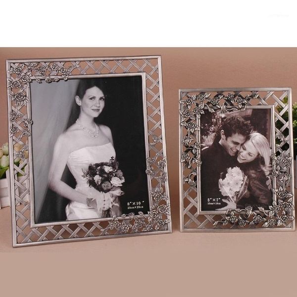 

frames wedding studio retro po frame creative hollow flower tin ancient couple baby1