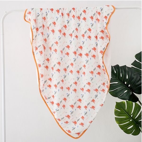 

two layer bamboo baby muslin blanket bamboo blanket infant wrap bamboo cotton baby blanket y201009