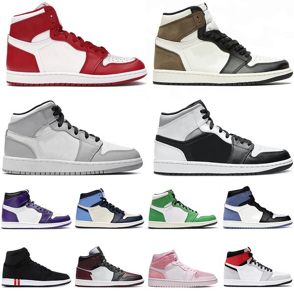 

socks high og 1s jumpman 1 mens womens basketball shoes obsidian unc sports outdoors sneakers shoes