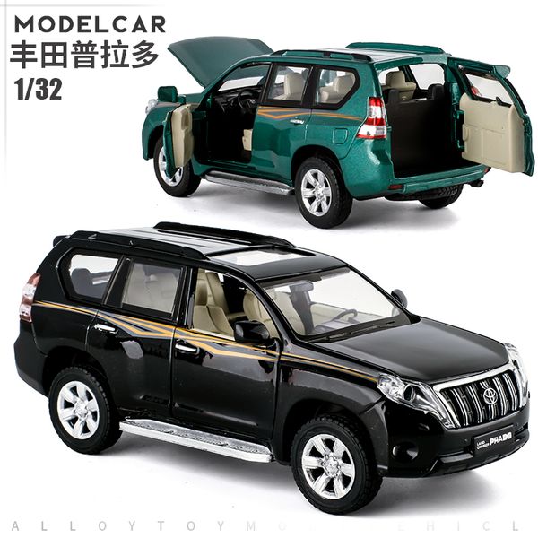 

1: 32 toyota land cruiser prado car model toy collection