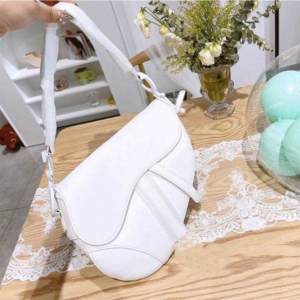 

luxurys designers handbag lady saddle bags with letters shoulder bag genuine leather