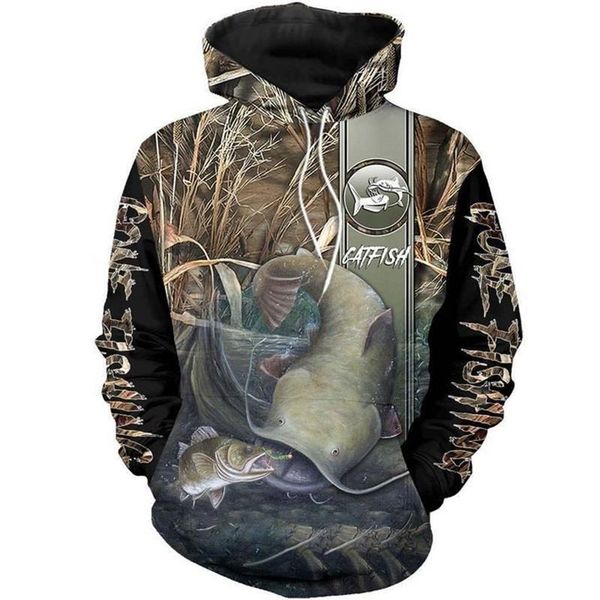 

fishing catfish 3d print hoodies men/women harajuku fashion hooded sweatshirt autumn hoody casual streetwear hoodie dy-412, Black