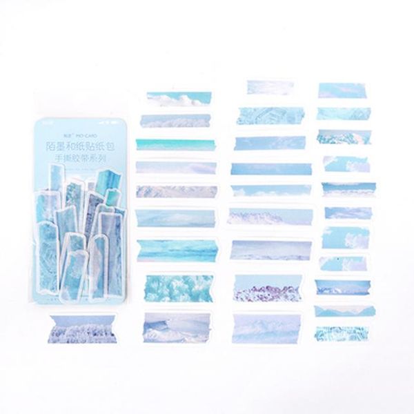 

60шт пакет diy scrapbooking наклейка маскирующая ленты набор слегков клей канцелярских принадлежностей маскировка маскировка ремесло ленты д