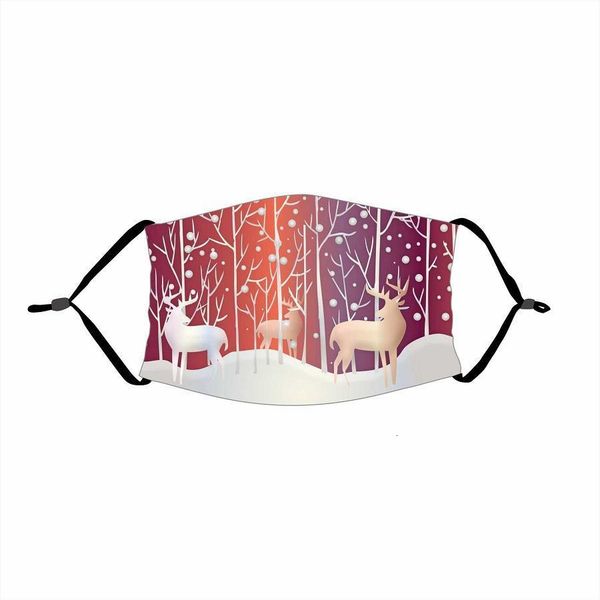 

factory adults kids chrismas party masks with filter washable joker face digital printed mask halloween protection cotton