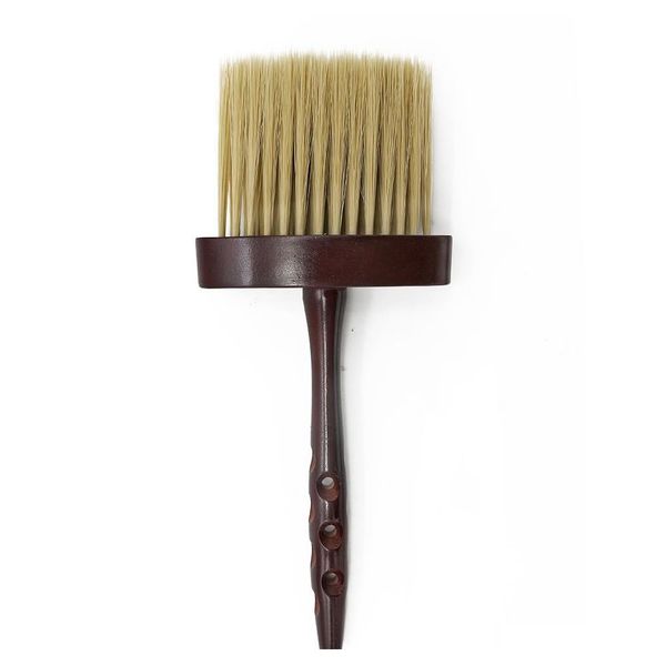 

long wood handle barber neck face duster soft brush hairdressing hair cutting salon barber hairbrush hai sqczhw bdehair