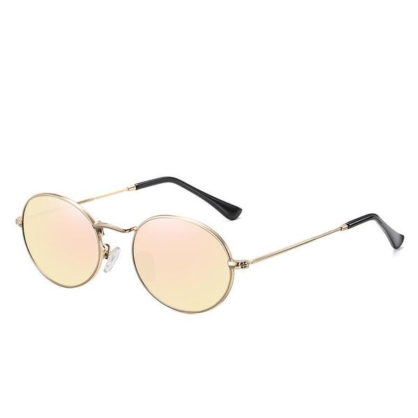 

sunglasses women retro classic small oval men luxury vintage black mirrors lens round sun glasses uv400, White;black