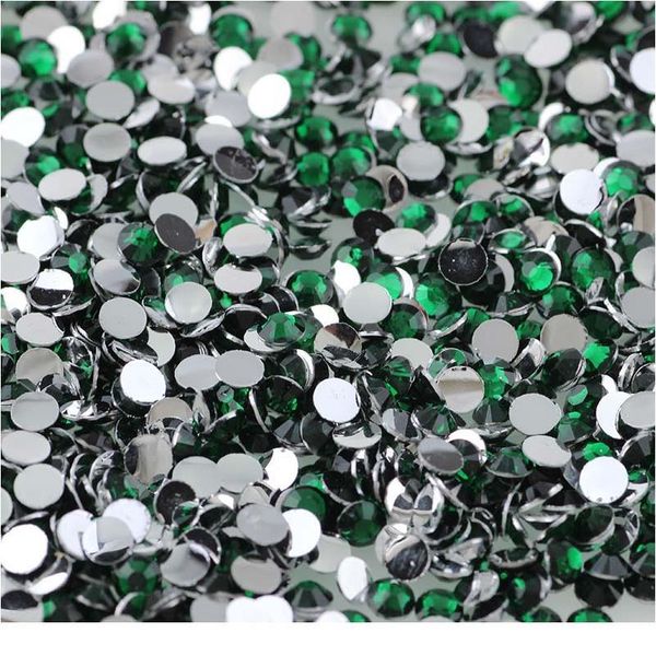 

dark green 10000pcs 2mm/m/4mm/5mm round resin flatback rhinestones for diy nail art/jewelry decoration da jllpjb, Black