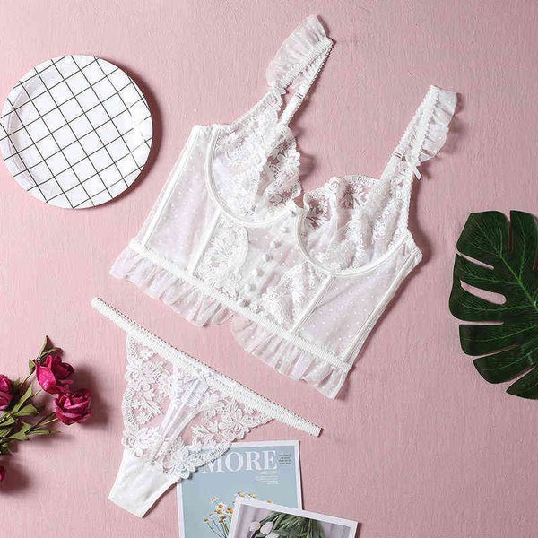 

nxy set new embroidery lace flowers french women' underwear push up bra romantic wedding white lingerie bras and panties 1222, Red;black