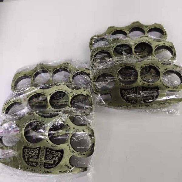 

alloy window breaker hand clasp weapon ring self defense concealed weapon defense escape totem finger tiger four fingers 203