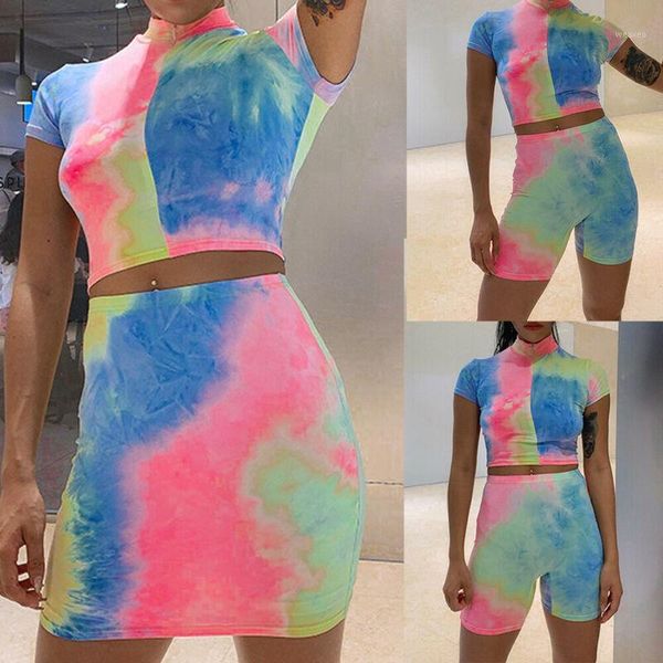 

new style women set short skirt bodycon short sleeve party two piece set high waist summer solid casual gift fashion 20191, White