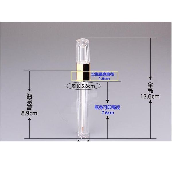 

10/30/50pcs l acrylic eye liner packaging pen eyelash growth liquid tube empty lip liner pen eyeliner bottle with th qylzml