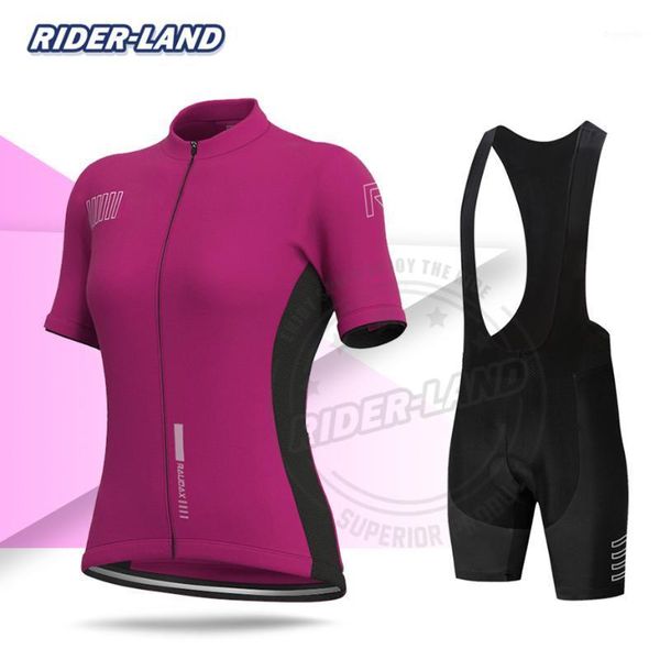 

new women jersey set cycling clothing summer short sleeve fashion simple solid color jersey bike uniform breathable bicycle suit1, Black;blue