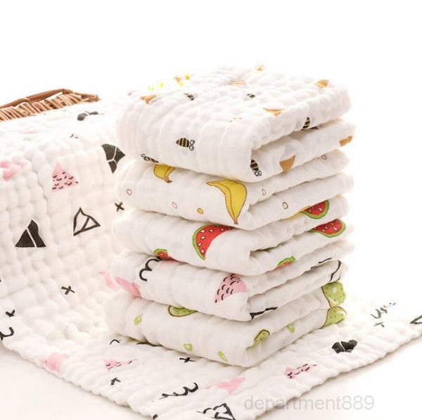 

muslin towels cotton gauze burp cloths soft baby face towel newborn handkerchief infant washcloth 17 designs 1000pcs owf2531