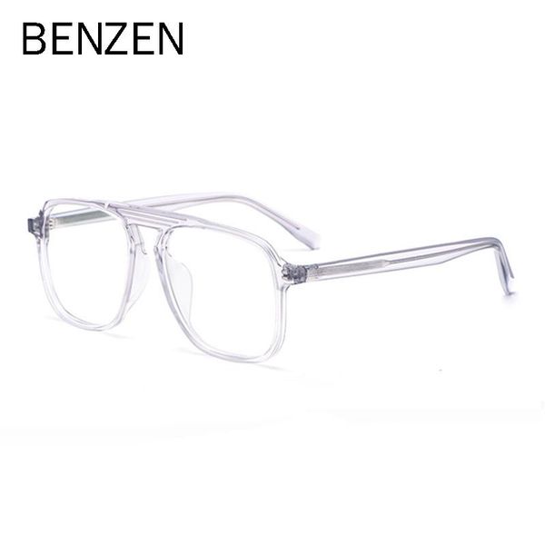 

fashion sunglasses frames benzen acetate myopia glasses frame men vintage big optical eyeglasses prescription eyewear 5318, Black